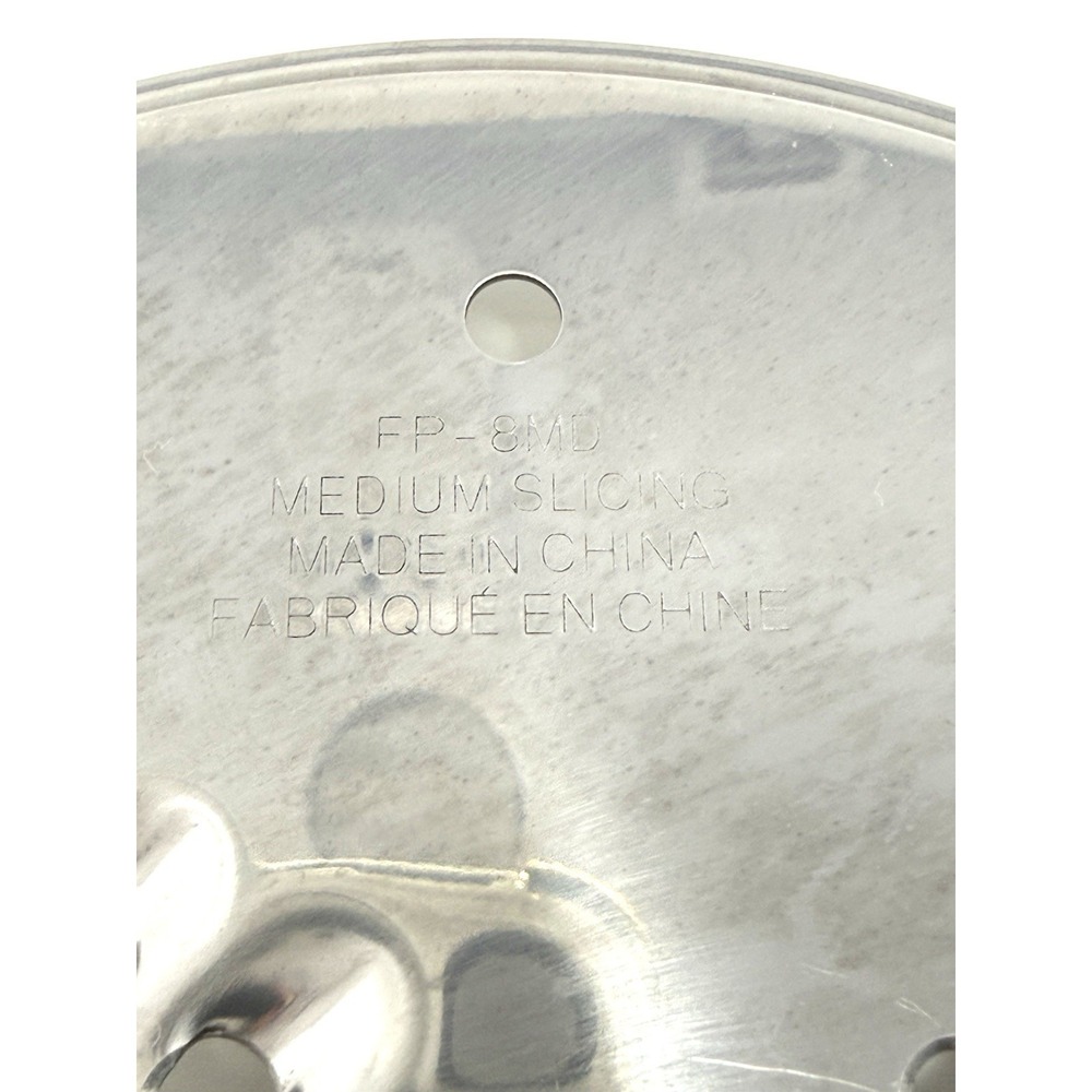 Cuisinart FP-8MD Medium Shredding Disc for 8 Cup Food Processor Silver Stainless - Picture 6 of 8